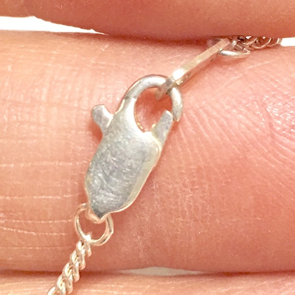 Vintage Silver Necklace and Pendant - Picture 5 of 7